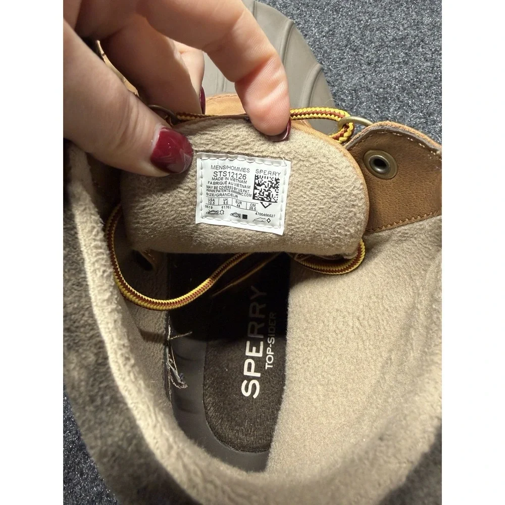 [STS12126] Mens Sperry AVENUE DUCK BOOT Size 10.5 New W/O Box